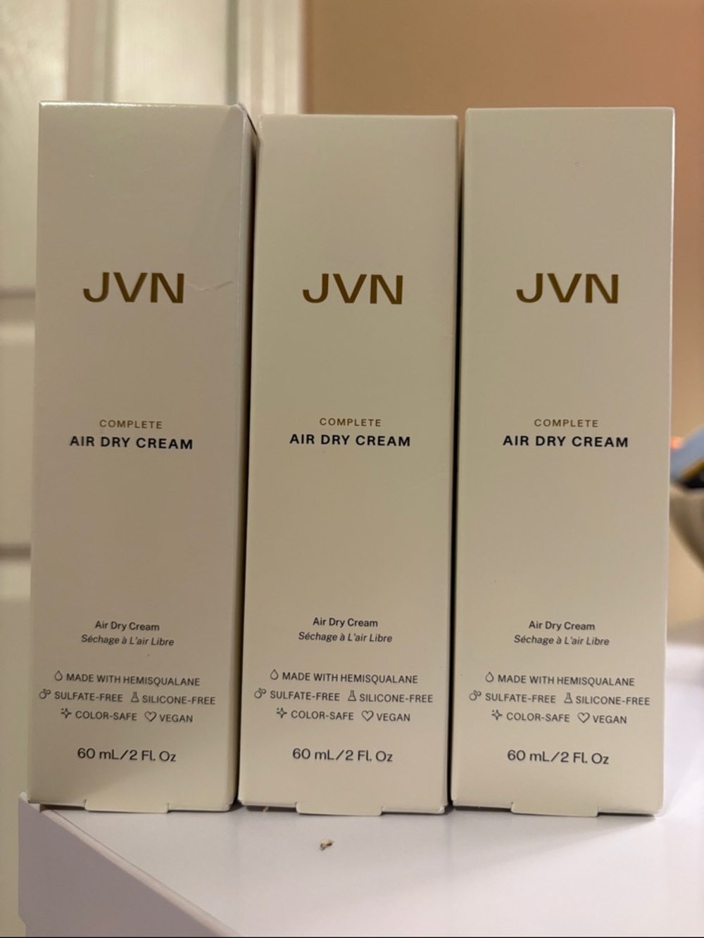 NEW Set Of 3 JVN Complete Air Dry Cream